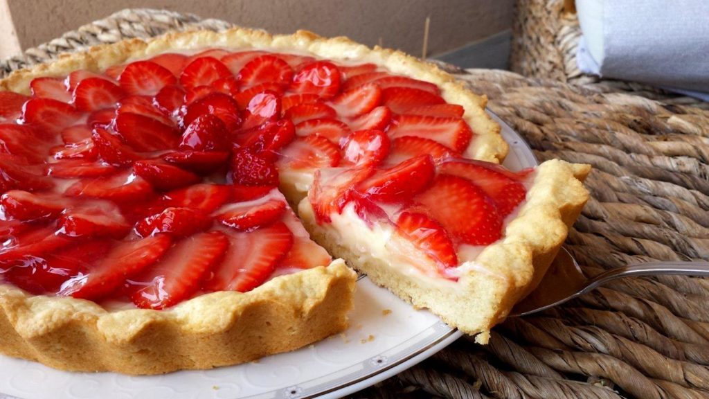 crostata di fragole