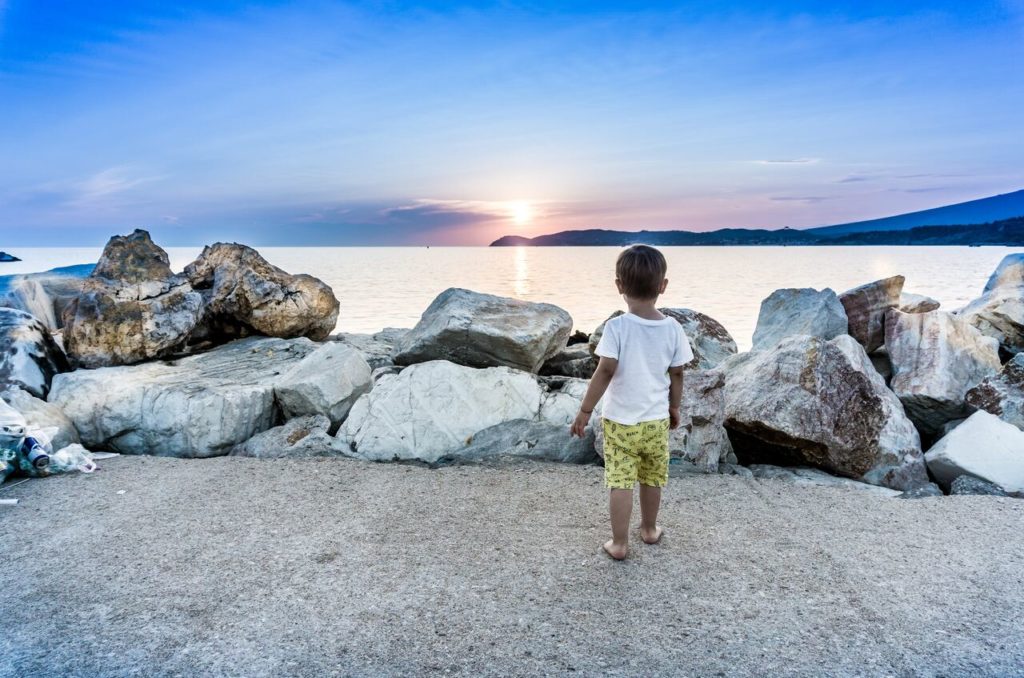 Al mare con i bambini