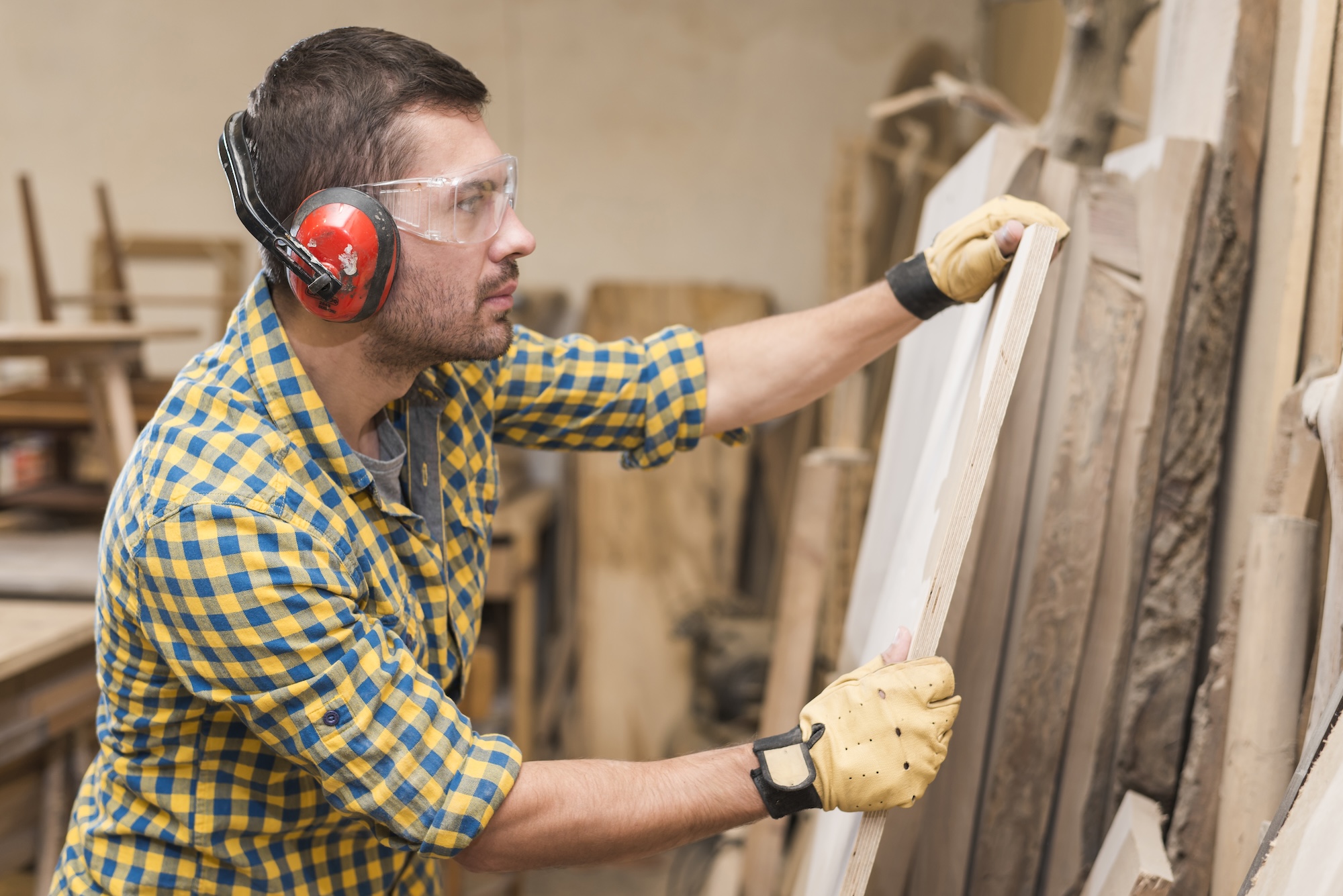 il lavoro del carpentiere